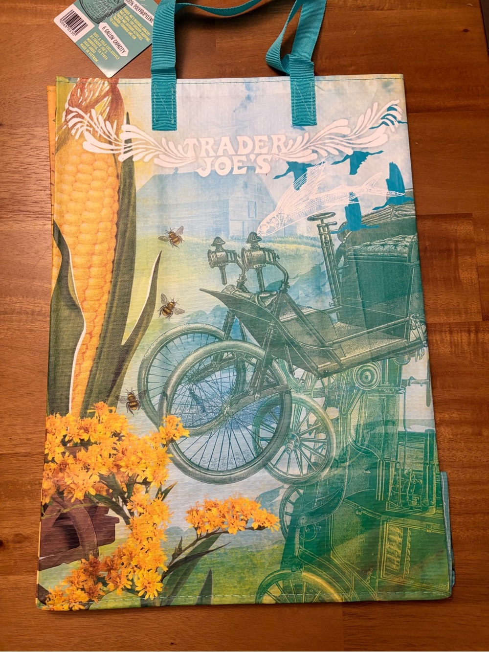 Trader Joe's Nebraska Reusable Grocery Bag - Picture 4 of 5